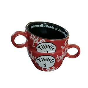 Dr. Seuss Red Thing 1 and Thing 2 Mugs